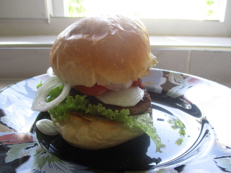 Leckerer Hamburger Cocobello Restaurant