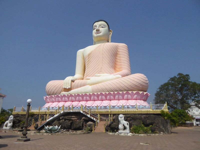 Sitzender Buddha, Kande Vihara Tempel, Aluthgama